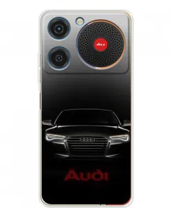 Чехол для ZTE Nubia Music с картинкой «Audi — градиентный контур»