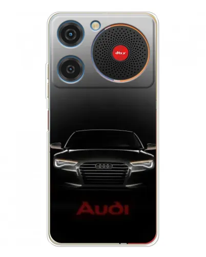 Чехол для ZTE Nubia Music с картинкой «Audi — градиентный контур»
