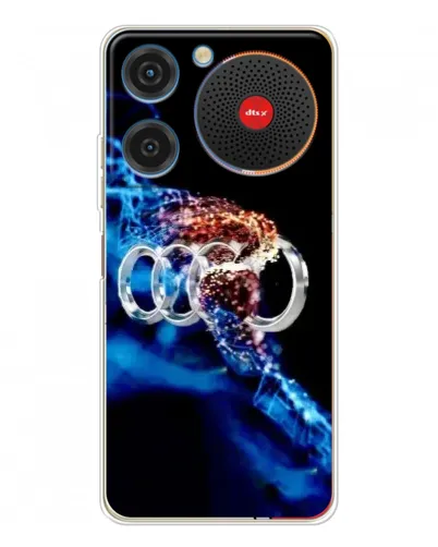 Чехол для ZTE Nubia Music с картинкой «Энергия лого Audi»