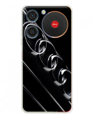 Чехол для ZTE Nubia Music с картинкой «Audi — абстрактные кольца»