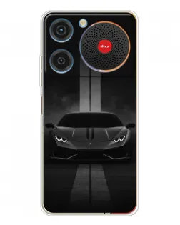 Чехол для ZTE Nubia Music с картинкой «Lamborghini симметрия дорог»