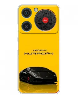 Чехол для ZTE Nubia Music с картинкой «Lamborghini Huracan черный»