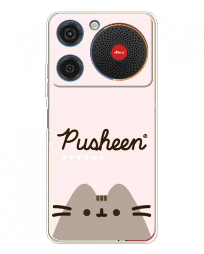 Чехол для ZTE Nubia Music с картинкой «Pusheen логотип» Чехол для ZTE Nubia Music с картинкой «Pusheen логотип»