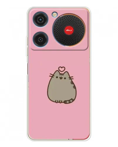 Чехол для ZTE Nubia Music с картинкой «Pusheen сердце» Чехол для ZTE Nubia Music с картинкой «Pusheen сердце»