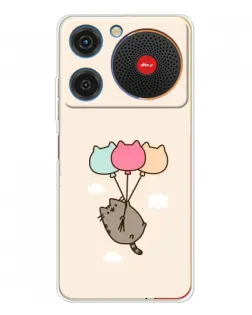 Чехол для ZTE Nubia Music с картинкой «Пушин на шариках»