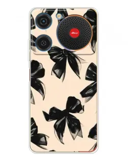 Чехол для ZTE Nubia Music с картинкой «Паттерн черные банты» Чехол для ZTE Nubia Music с картинкой «Паттерн черные банты»