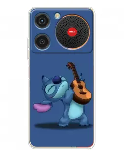 Чехол для ZTE Nubia Music с картинкой «Стич с укулеле»