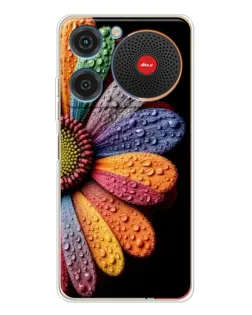 Чехол для ZTE Nubia Music с картинкой «Радужный цветок»