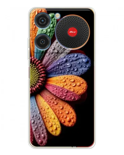 Чехол для ZTE Nubia Music с картинкой «Радужный цветок»