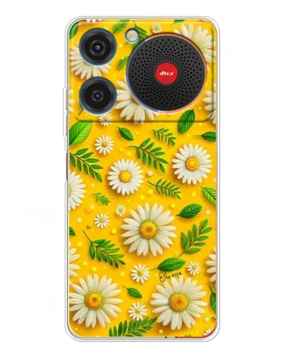 Чехол для ZTE Nubia Music с картинкой «Ромашковое солнце»