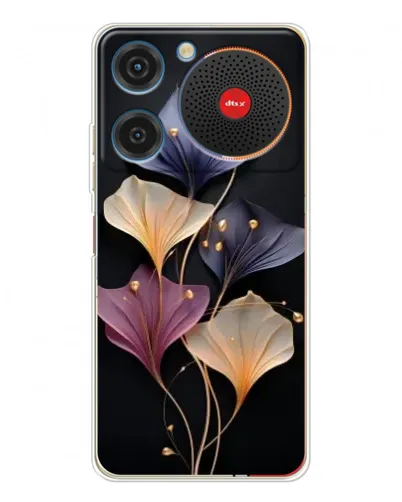 Чехол для ZTE Nubia Music с картинкой «Лиловые цветы грации»