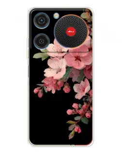 Чехол для ZTE Nubia Music с картинкой «Розовая ветка сакуры»
