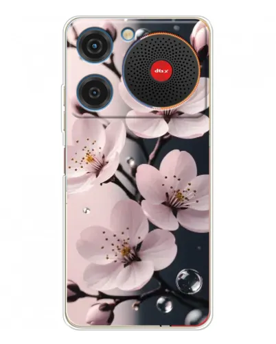 Чехол для ZTE Nubia Music с картинкой «Нежная сакура и капли» Чехол для ZTE Nubia Music с картинкой «Нежная сакура и капли»