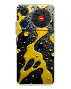Чехол для ZTE Nubia Music с картинкой «Жидкое желтое золото»
