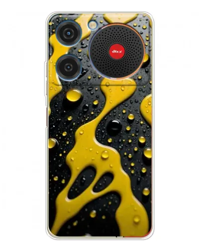 Чехол для ZTE Nubia Music с картинкой «Жидкое желтое золото»