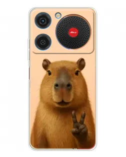 Чехол для ZTE Nubia Music с картинкой «Капибара виктория» Чехол для ZTE Nubia Music с картинкой «Капибара виктория»