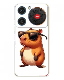 Чехол для ZTE Nubia Music с картинкой «Капибара в очках» Чехол для ZTE Nubia Music с картинкой «Капибара в очках»