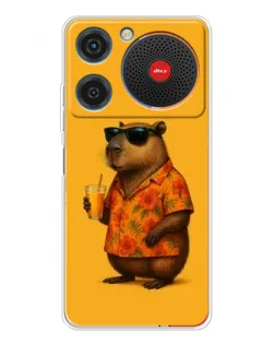 Чехол для ZTE Nubia Music с картинкой «Капибара на отдыхе» Чехол для ZTE Nubia Music с картинкой «Капибара на отдыхе»