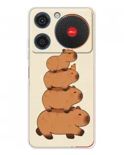 Чехол для ZTE Nubia Music с картинкой «Башня из капибар» Чехол для ZTE Nubia Music с картинкой «Башня из капибар»
