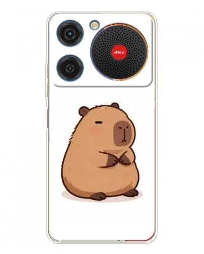 Чехол для ZTE Nubia Music с картинкой «Толстенькая капибара»