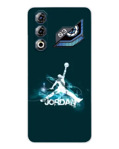 Чехол для ZTE Nubia Neo 3 GT с картинкой «Jordan Blue Fire»