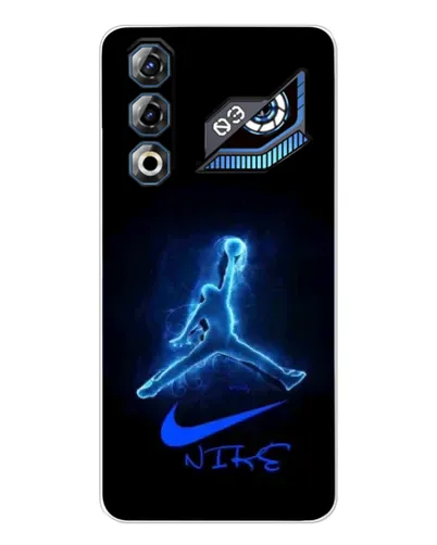 Чехол для ZTE Nubia Neo 3 GT с картинкой «Jordan Neon Blue»