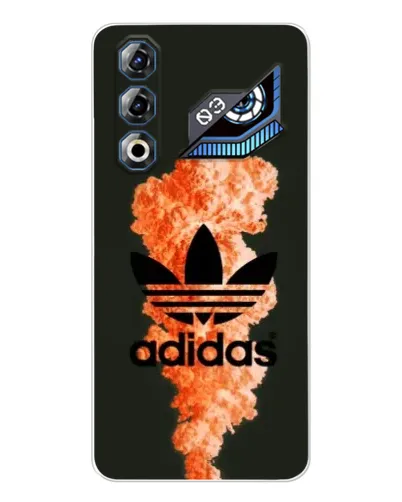 Чехол для ZTE Nubia Neo 3 GT с картинкой «Оранжевый дым Adidas»