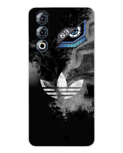 Чехол для ZTE Nubia Neo 3 GT с картинкой «Абстрактный дым Adidas»