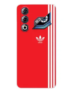 Чехол для ZTE Nubia Neo 3 GT с картинкой «Красный минимализм Adidas»