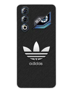 Чехол для ZTE Nubia Neo 3 GT с картинкой «Adidas Карбоновая текстура»