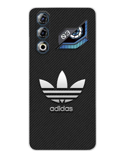 Чехол для ZTE Nubia Neo 3 GT с картинкой «Adidas Карбоновая текстура»