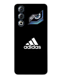 Чехол для ZTE Nubia Neo 3 GT с картинкой «Черная классика Adidas»