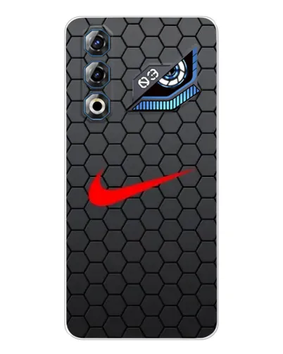 Чехол для ZTE Nubia Neo 3 GT с картинкой «Nike — карбоновая сетка»