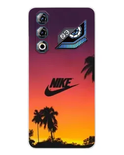 Чехол для ZTE Nubia Neo 3 GT с картинкой «Nike на закате солнца»