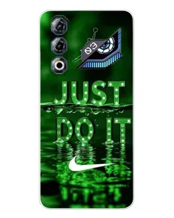 Чехол для ZTE Nubia Neo 3 GT с картинкой «Зеленый неоновый Nike»