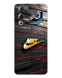 Чехол для ZTE Nubia Neo 3 GT с картинкой «Золотой Nike на металле»