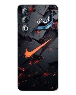 Чехол для ZTE Nubia Neo 3 GT с картинкой «Nike — эффект разломов»