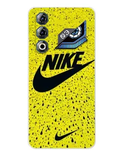 Чехол для ZTE Nubia Neo 3 GT с картинкой «Желтый текстурный Nike»