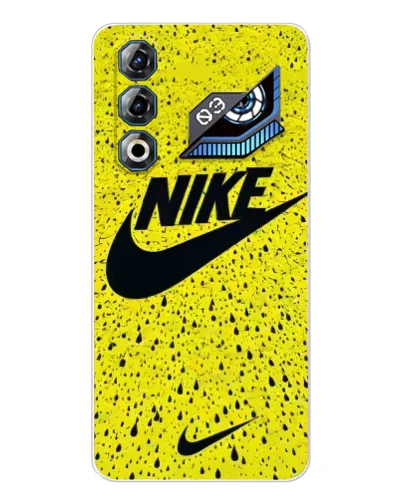 Чехол для ZTE Nubia Neo 3 GT с картинкой «Желтый текстурный Nike»