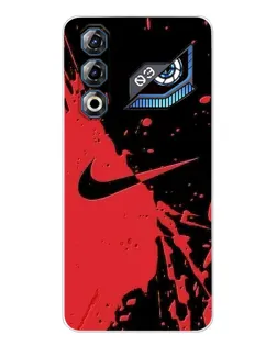 Чехол для ZTE Nubia Neo 3 GT с картинкой «Красные брызги Nike»