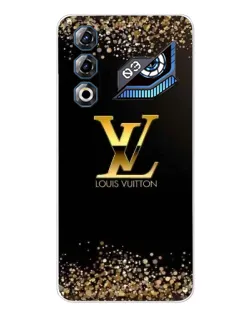 Чохол для ZTE Nubia Neo 3 GT з картинкою «LV — золоті іскри»