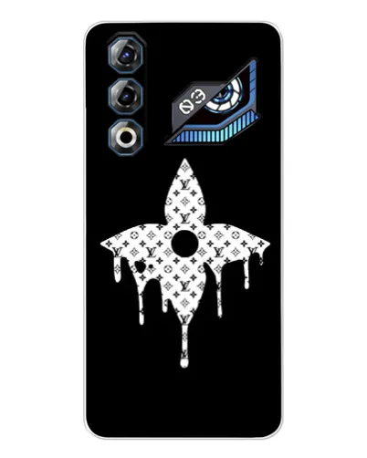 Чохол для ZTE Nubia Neo 3 GT з картинкою «Квіткова монограма» Чохол для ZTE Nubia Neo 3 GT з картинкою «Квіткова монограма»