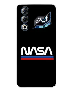 Чохол для ZTE Nubia Neo 3 GT з картинкою «NASA — класика Red Blue»
