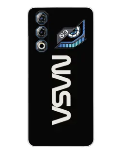 Чохол для ZTE Nubia Neo 3 GT з картинкою «NASA — вертикальний логотип»