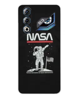 Чохол для ZTE Nubia Neo 3 GT з картинкою «NASA — крокуємо по Місяцю»
