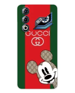 Чехол для ZTE Nubia Neo 3 GT с картинкой «Gucci — полосы и Микки»