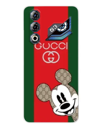 Чехол для ZTE Nubia Neo 3 GT с картинкой «Gucci — полосы и Микки»