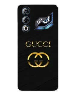 Чехол для ZTE Nubia Neo 3 GT с картинкой «Золотой логотип Gucci»