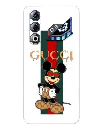 Чехол для ZTE Nubia Neo 3 GT с картинкой «Микки Маус Gucci — полосы»