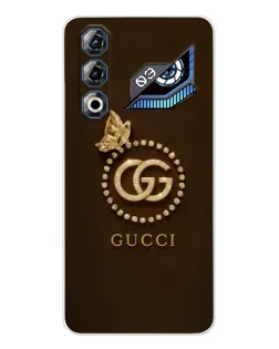 Чехол для ZTE Nubia Neo 3 GT с картинкой «Gucci — золотая бабочка»